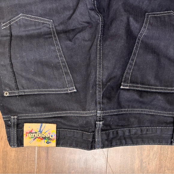 Desigual Men's Black Jeans Buttonfly - Picture 6 of 7